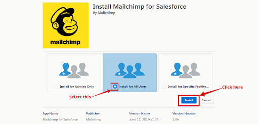 Mailchip Integration With Salesforce4