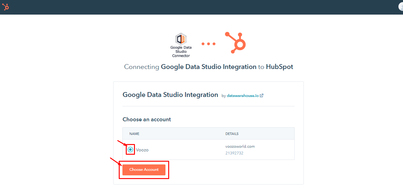 Google Data Studio Integration with HubSpot