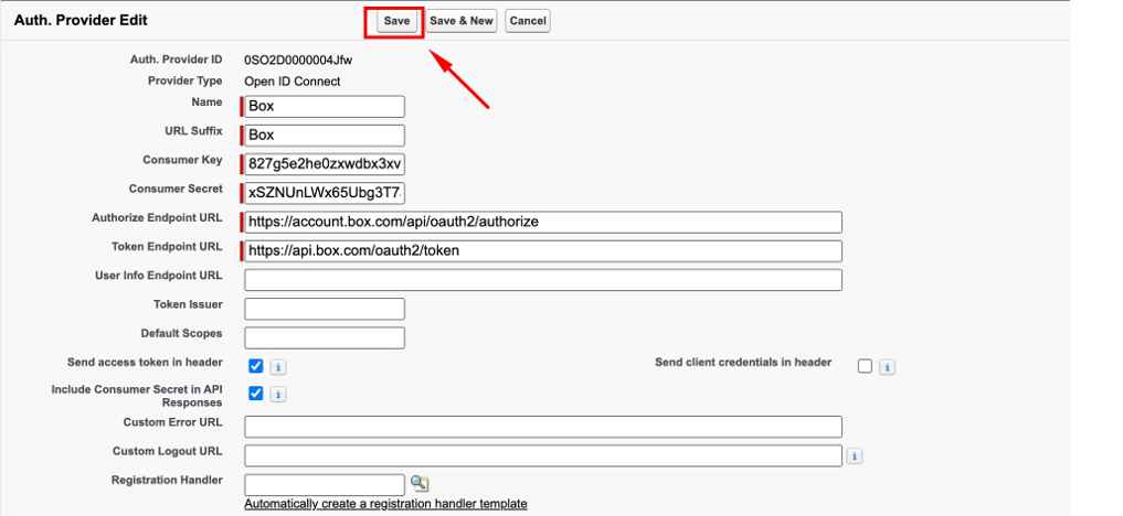 Box and Salesforce Integration Using Named Credentials
