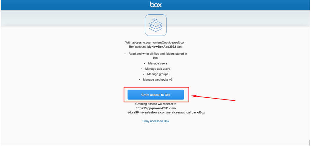 Box and Salesforce Integration Using Named Credentials