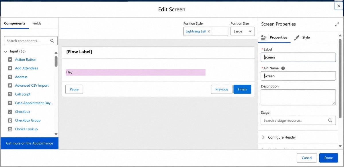Building Your First Screen Flow